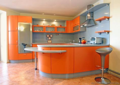 25 Desain Kitchen Sets Penuh Warna  Modern